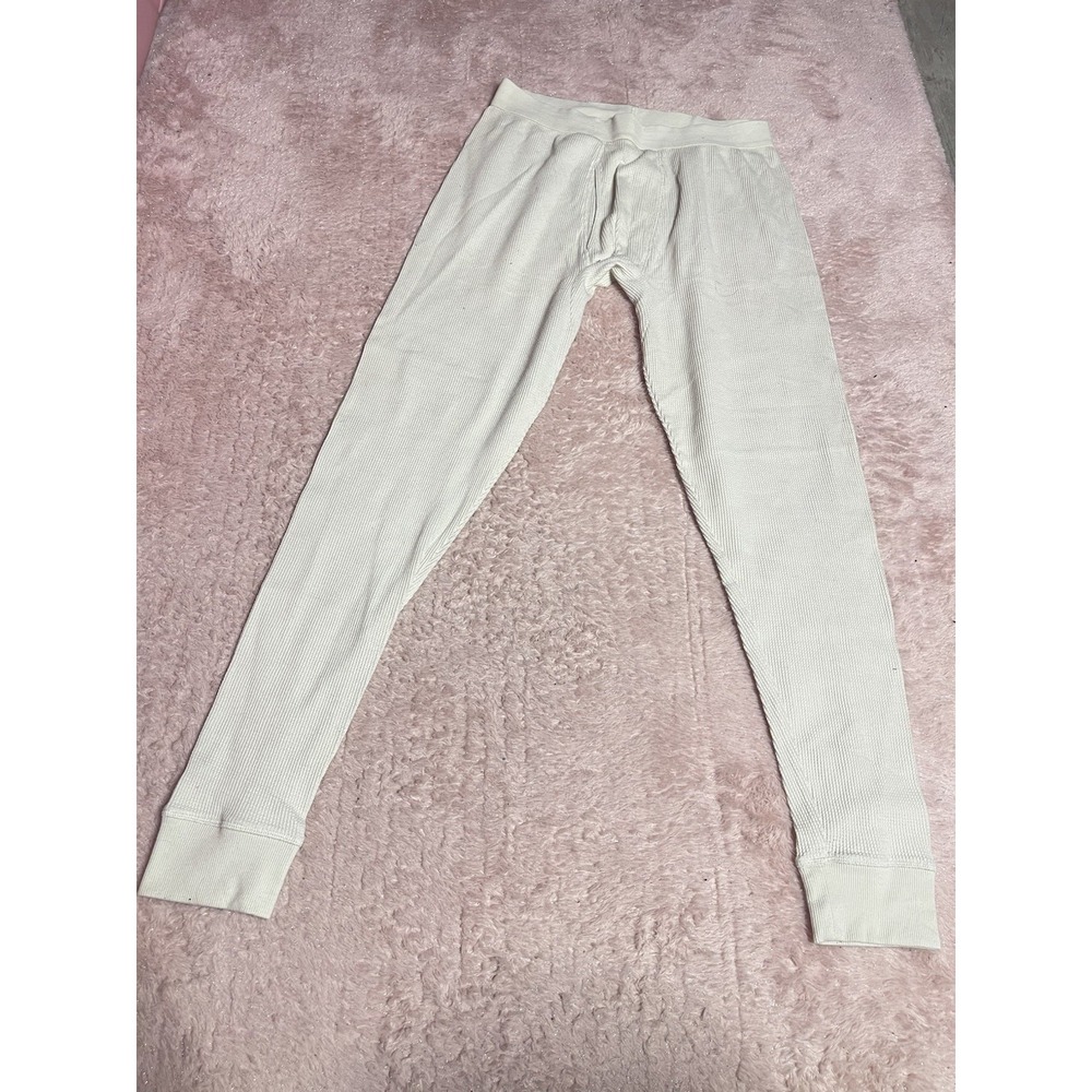 Goodfellow & Co Men's Slim‎ Fit Thermal Underwear Pants - Beige Large Bin12